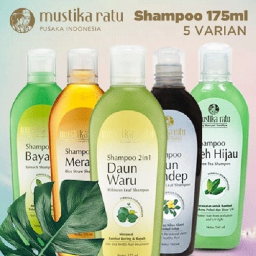 Mustika Ratu Sampo Atau Shampoo All Variant Kemasan Botol 175ml